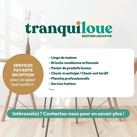 別荘 Tranquiloue - Les De Gabriel - Puy Du Fou